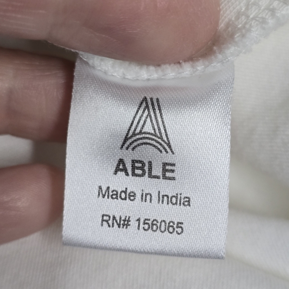 Able Maria Boxy Tee white 3X - Picture 10 of 13